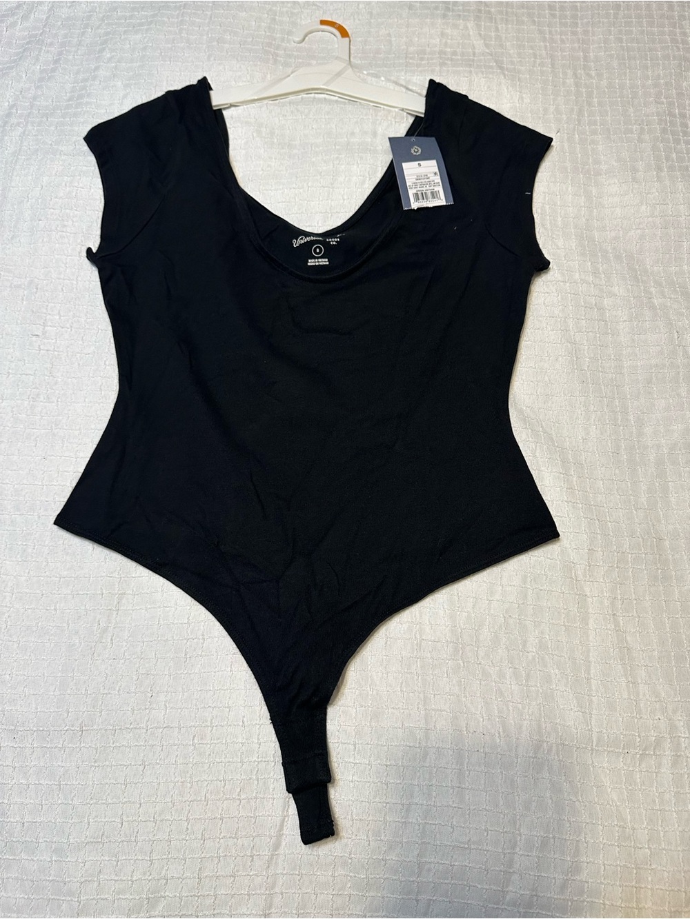 Universal Thread Black Scoop Neck Bodysuit Sz Small NWT